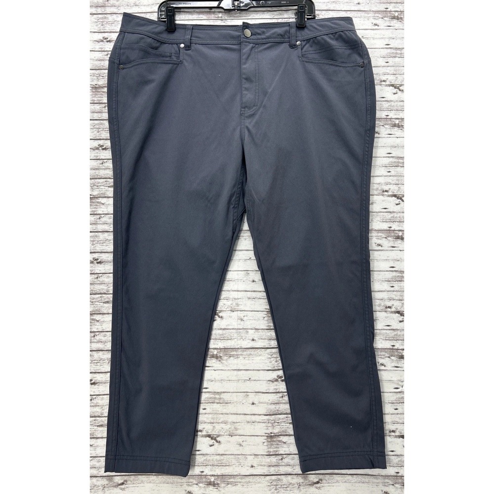 Western Rise Evolution Pant Men's 40x27 Gray Stretch Casual Tech Ankle Tapered